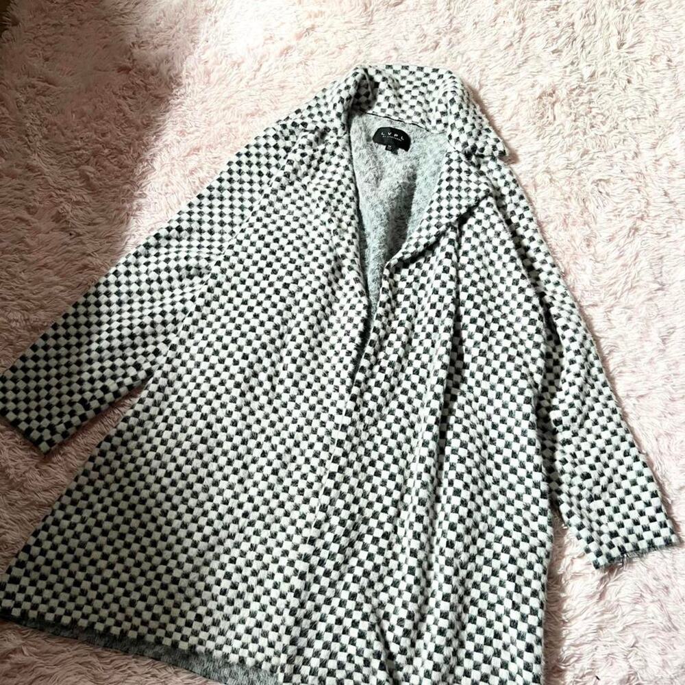 Liverpool Checkered‎ Cozy Chic Luxury Classic Timeless SOFT Cardigan Sweater